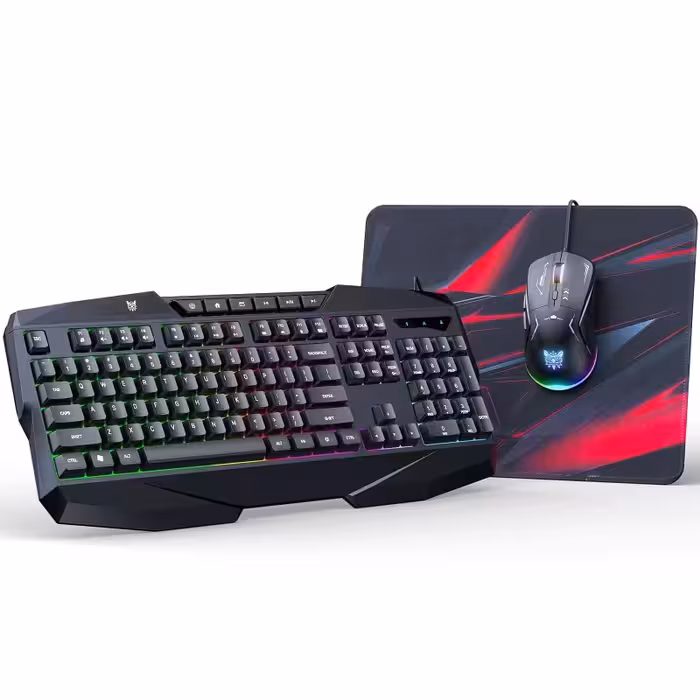 ست ماوس و کیبورد گیمینگ اونیکوما مدل TZ3006 به همراه موس پدOnikuma TZ3006 Gaming Mouse Keyboard Kits
