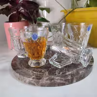 لیوان چای خوری دسته داراسپکترال کد484برندمعتبراومیکس جنس عالی دارای جعبه کادویی