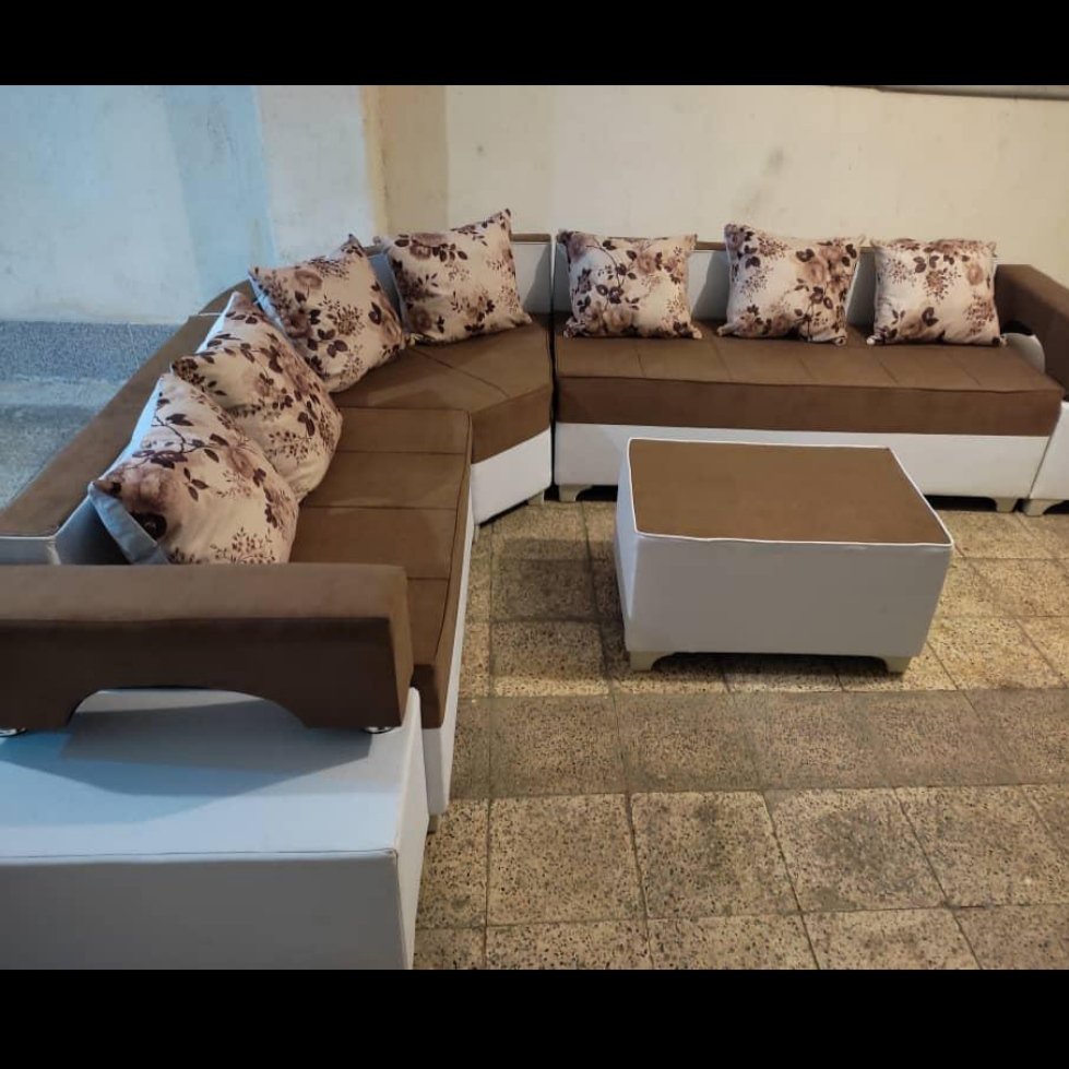 مبل ال دسته  دوبل مبلمان  سینا مبل آماده در چند رنگ   */09195816827