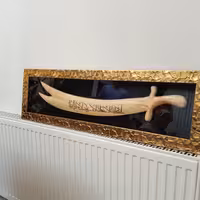 مجسمه چوبی شمشیر ذوالفقار 