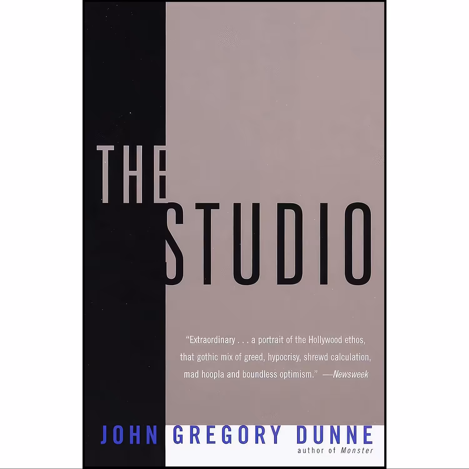 کتاب زبان اصلی The Studio اثر John Gregory Dunne