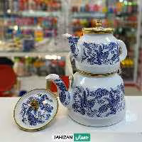 کتری و قوری لعابی لایت مدل Leaf