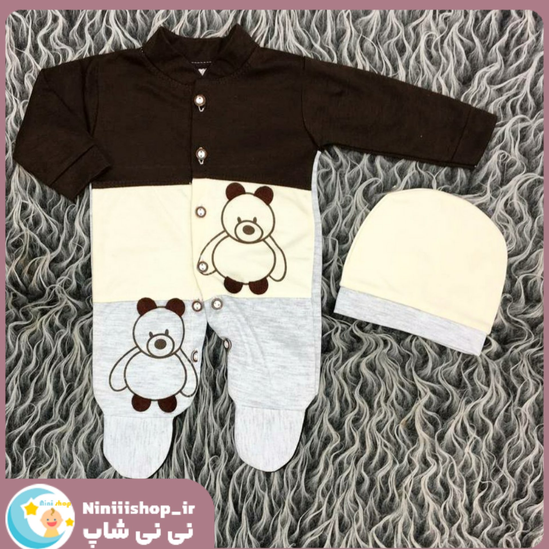 سرهمی طرح خرس جورابدار 