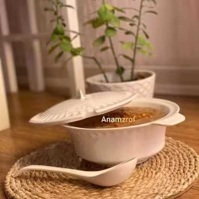 قابلمه سرامیکی درب دار