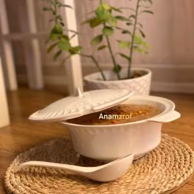 قابلمه سرامیکی درب دار