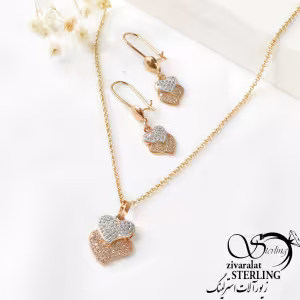 نیمست طرح قلب رزگلد کد 6910