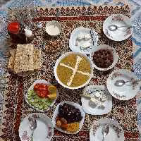 سفره ورومیزی قلمکاری سنتی طرح سلسله 6نفره