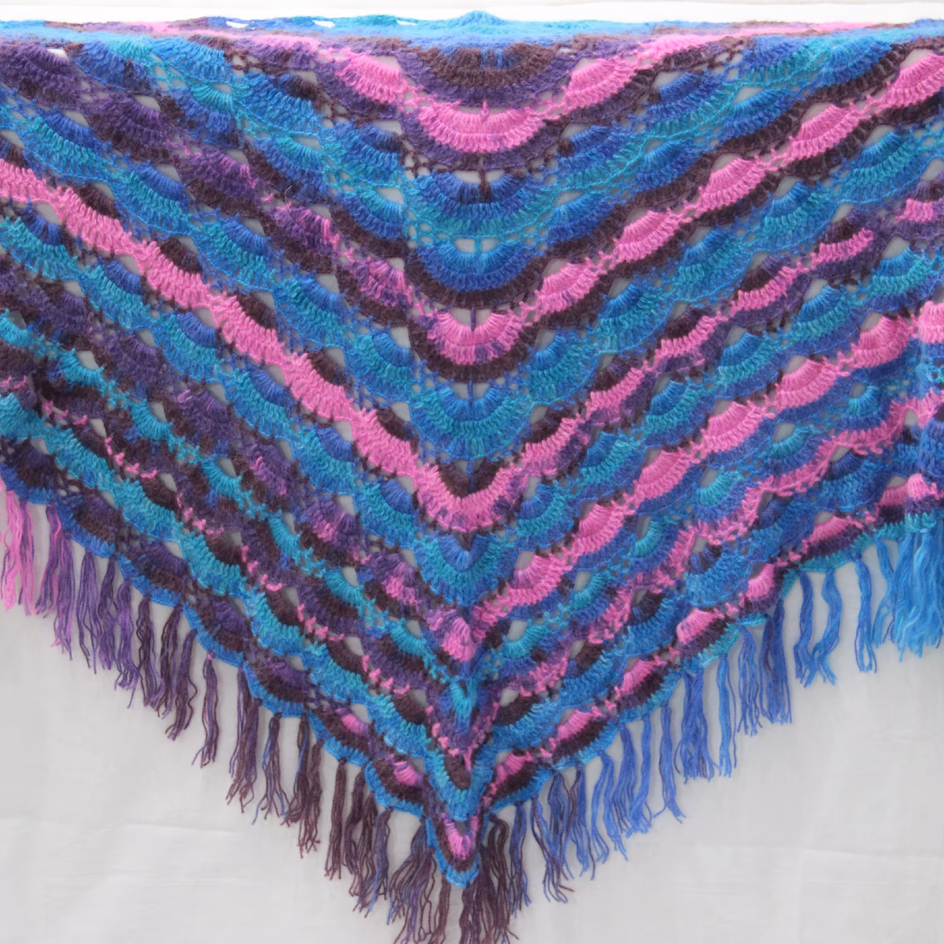 اشارپ رنگی کاموا ترک