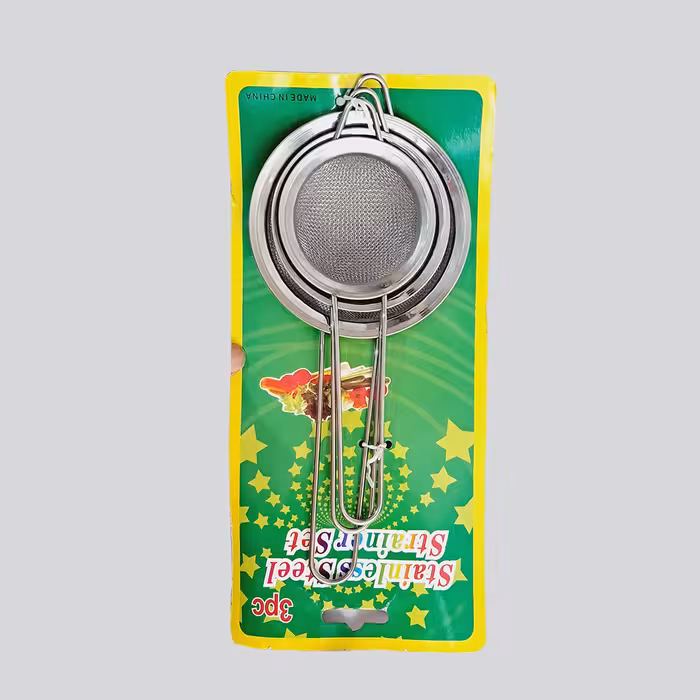 صافی چای مدل STRAINER SET بسته 3 عددی