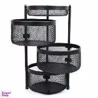 سبد سیب زمینی و پیاز آسمان مدل توری متحرک سایز 3/5 طبقه