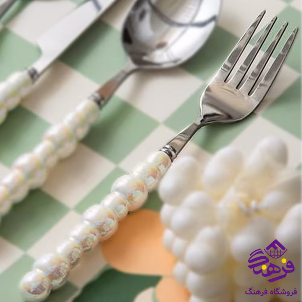 چنگال دسته مروارید 6عددی