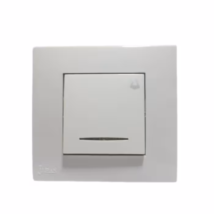 شاسی زنگ جهان الکتریک مدل صدف با قاب سفید