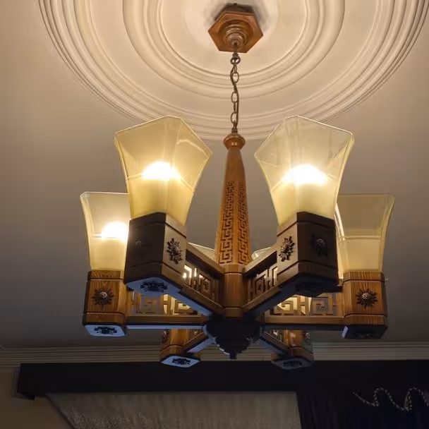 لوستر دارکار مدل نازنین 4 شعله