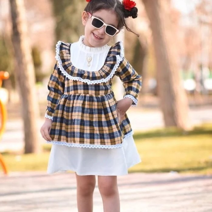 پیراهن دخترانه پرنسسی