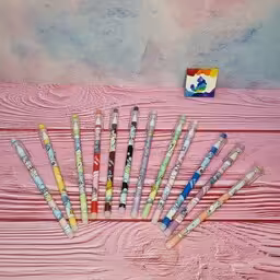 روان نویس 12 رنگ پک 12 عددی طرح کهکشانی فضانورد