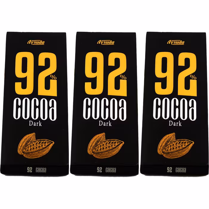  شکلات تلخ 92% آی سودا - 85 گرم بسته 3 عددی