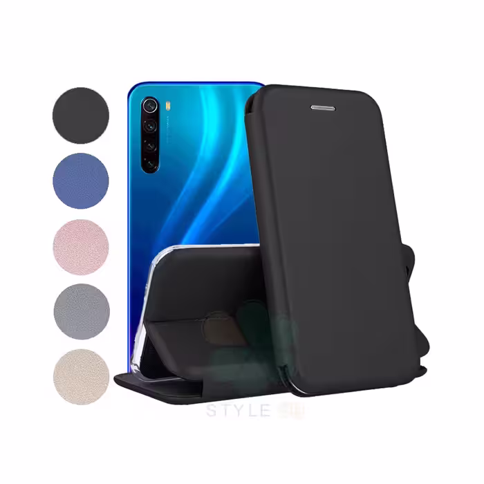 کیف کلاسوری چرمی گوشی شیائومی Xiaomi Redmi Note 8 2021