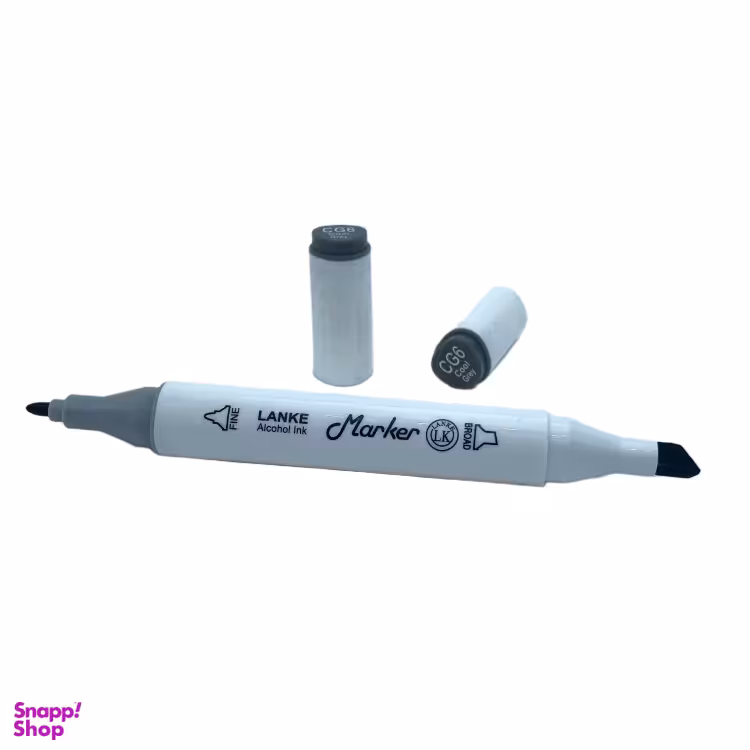 ماژیک راندو دو سر لانک کد CG6 رنگ Cool Grey