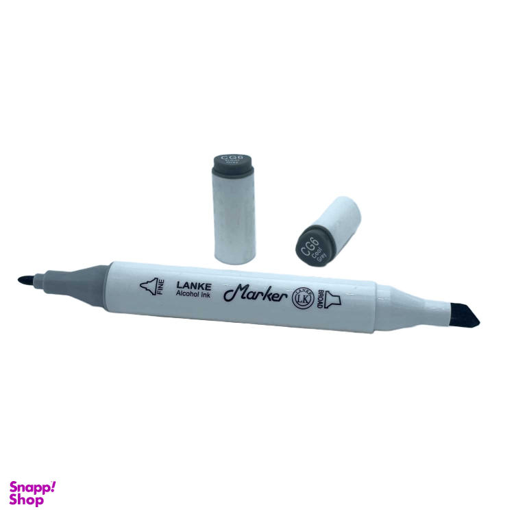 ماژیک راندو دو سر لانک کد CG6 رنگ Cool Grey