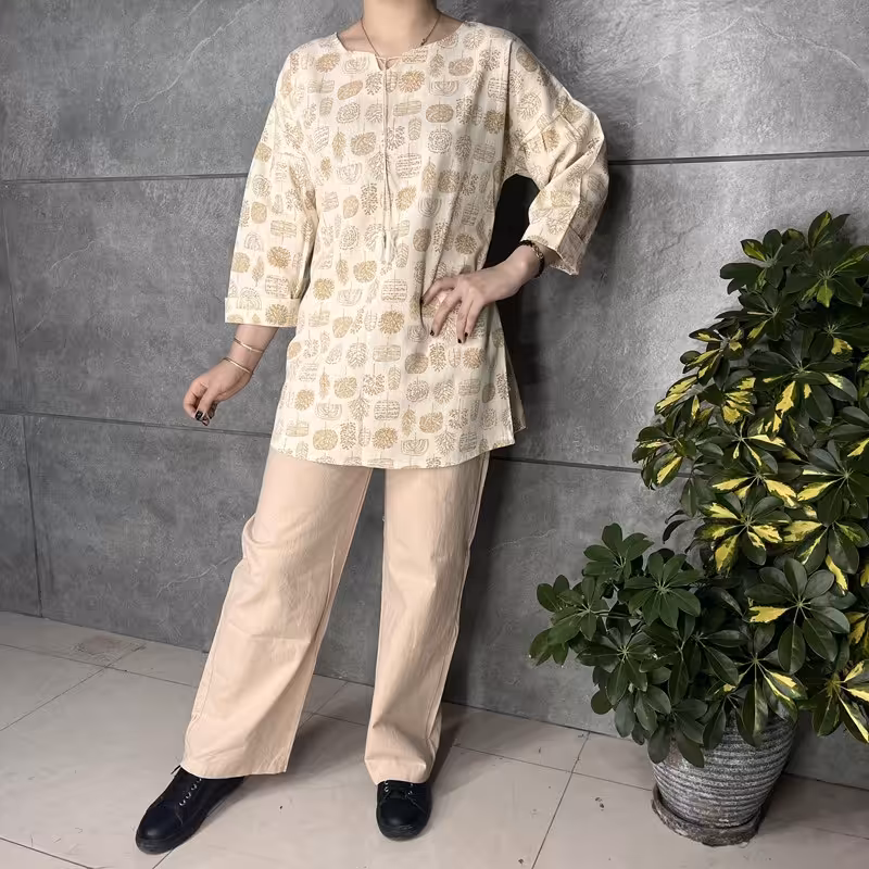 شومیز لنین چاپی مخصوص بهار و تابستان (رنگبندی متنوع)