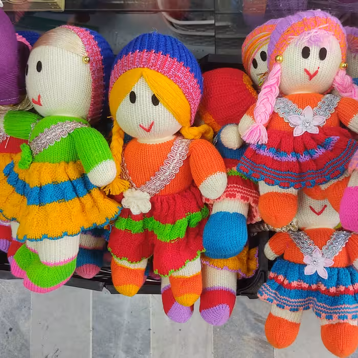 عروسک بافتنی سایز بزگ