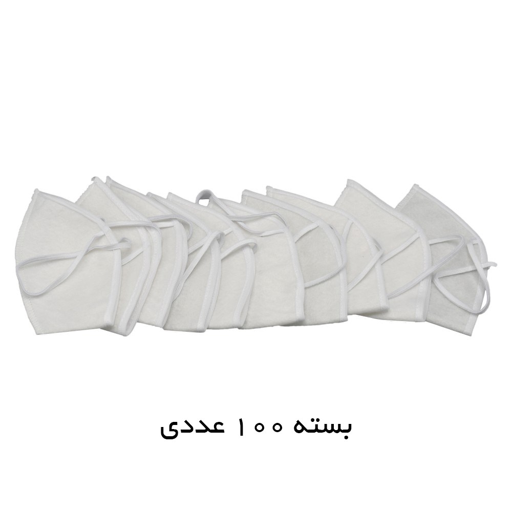 ماسک تنفسی نمدی بسته 100 عددی