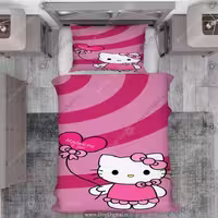 روتختی سه بعدی دخترانه طرح  Hello Kitty  کیتی PK-2780b