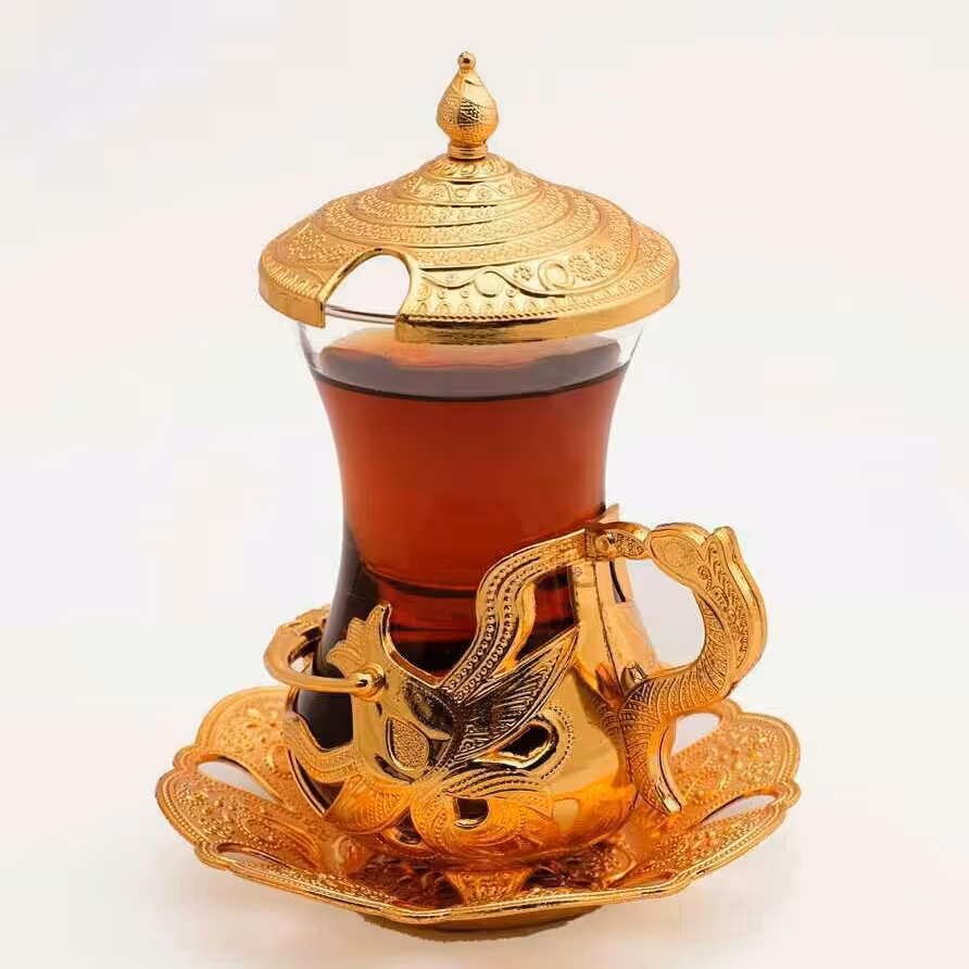 سرویس چایخوری طلایی محصول زارا گیف 