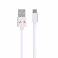 کابل تبدیل USB به USB-C آکو مدل Cs02 طول 1 متر (سفید)