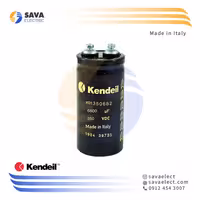 خرید خازن 6800 میکروفاراد 350 ولت DC کندیل ایتالیا K01350682 | ساوا الکتریک
