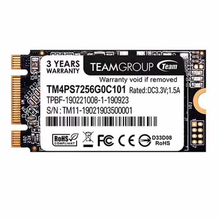 اس اس دی اینترنال تیم گروپ مدل TMPS7256G0C101 ظرفیت 256 گیگابایت