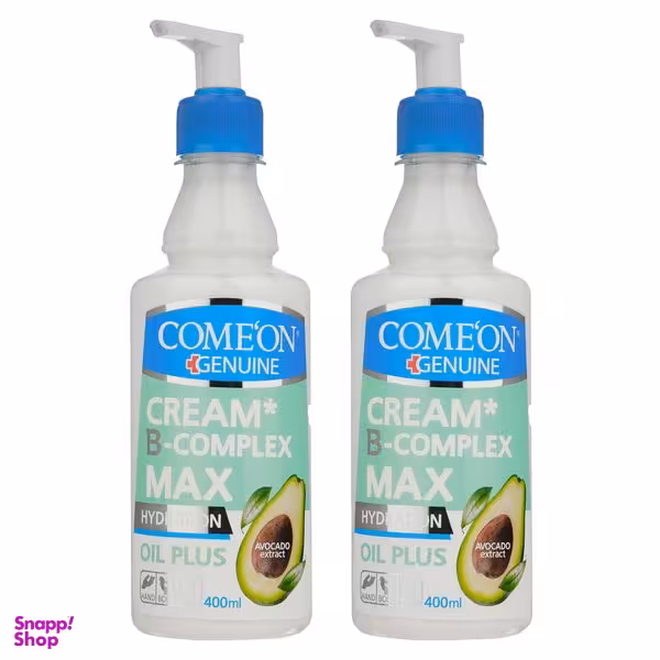 کرم مرطوب کننده کامان مدل lPlus2 حجم 400 میلی لیتر مجموعه 2 عددی