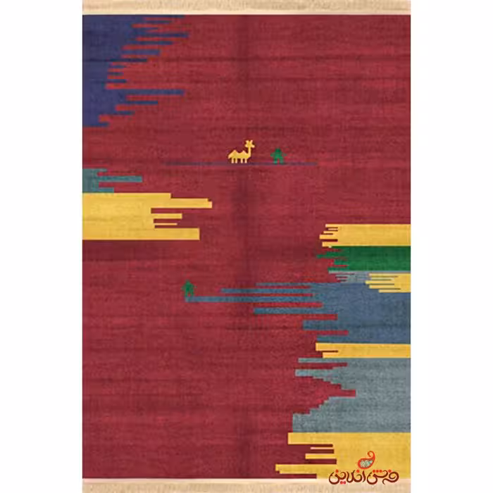 فرش ماشینی کلاریس کلکسیون گبه کد  100302