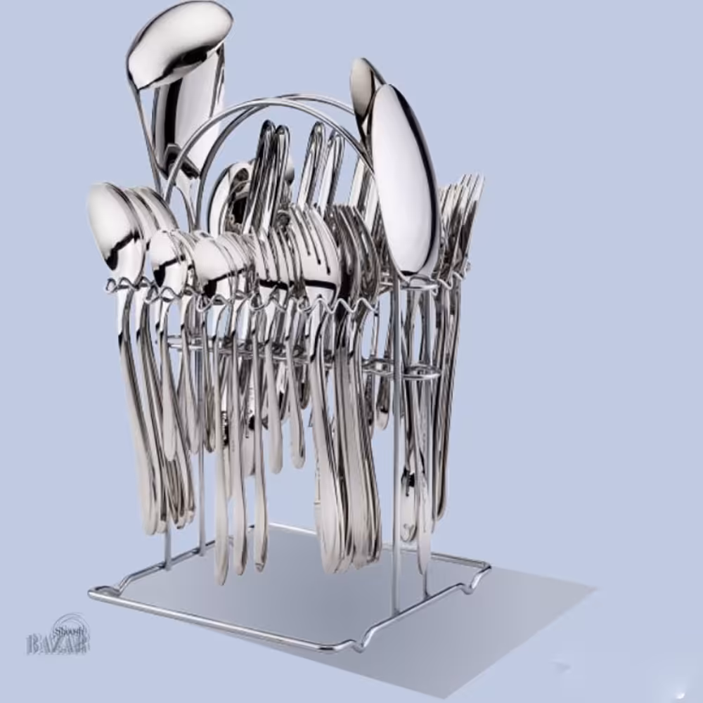 ست 52 پارچه قاشق و چنگال استیل یونیک کد 5711