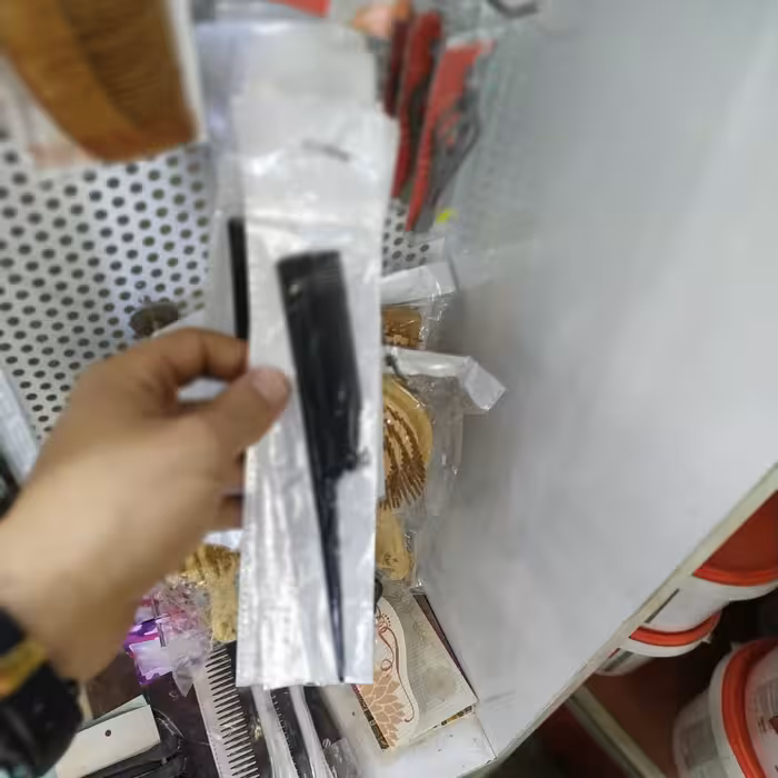 شانه دم باریک آرایشگاهی بدنه  پلاستیکی