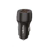 شارژر فندکی لیتو مدل LC-C8 به همراه کابل تبدیل microUSB