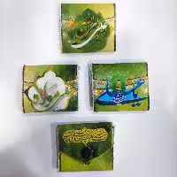  جا مهری دکمه ای مخمل درجه یک در چهار طرح بسته 100عددی