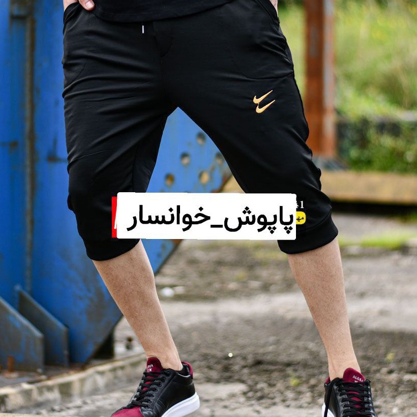 شلوارک مردانه مشکی اسپرت وزیبا