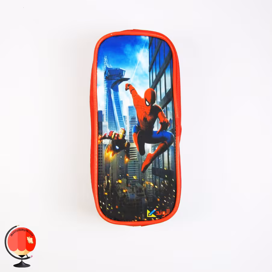 جامدادی فانتزی دو زیپ طرح مرد عنکبوتی الوند