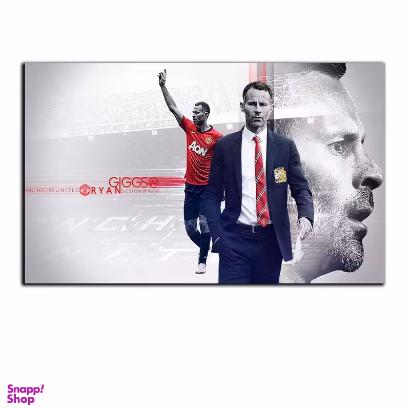 تابلو شاسی بکلیت طرح بازیکن فوتبال باشگاه منچستر یونایتد رایان گیگز مدل SH-S7023