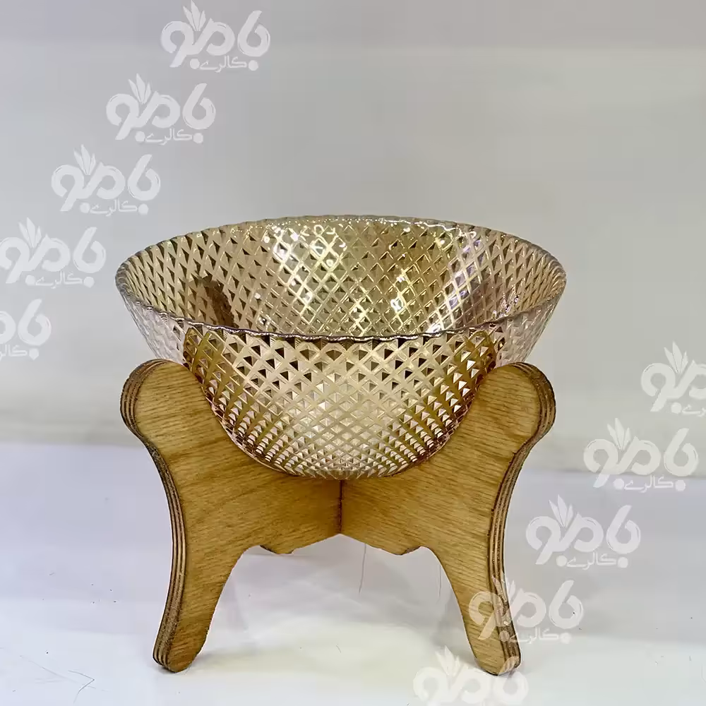 شکلات خوری چوبی پیکسل شامپاین