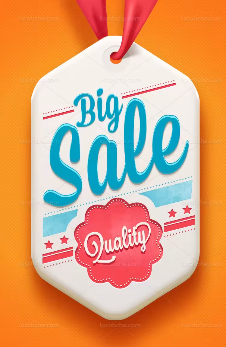 وکتور لیبل فروش با کیفیت | گرافیک با طعم تربچه