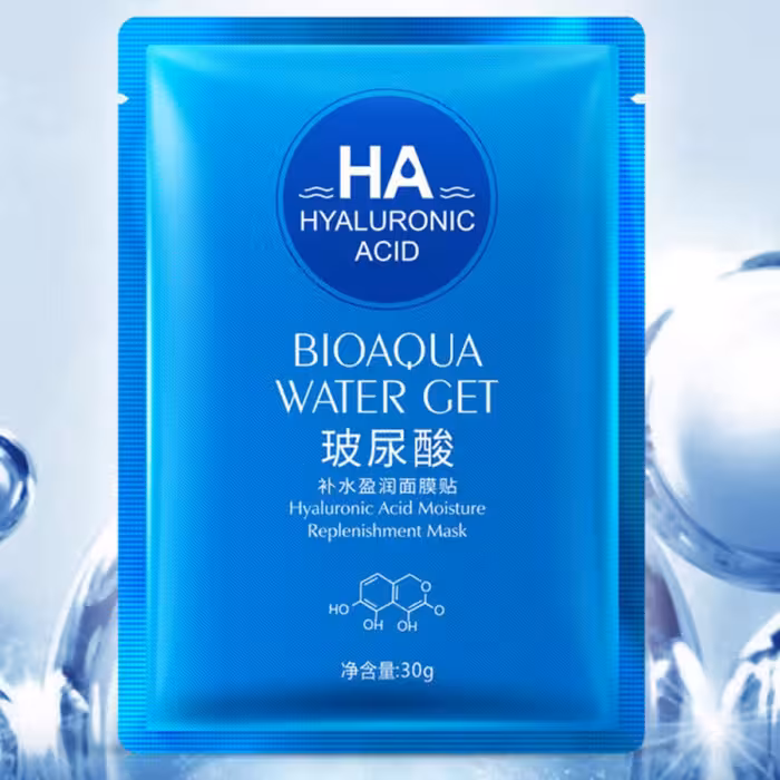 ماسک ورقه ای هیالورونیک اسید بایوآکوا بسته2عددی