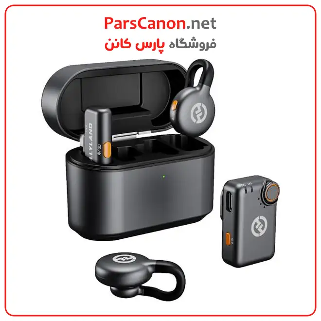 میکروفون هالی لند مدل Hollyland LARK M2S Mini Combo 2-Person Wireless Microphone