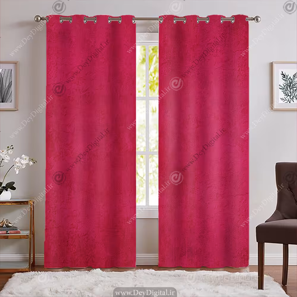 پرده چاپی ساده و شیک PK-7851