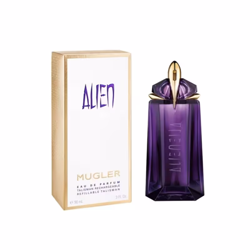 ادکلن آلین Alien ادوپرفیوم الین رایحه ملایم زنانه عطر الین alien مشابه رایحه سکریفایس هدیه کادو دخترانه اودکلن درجه 2