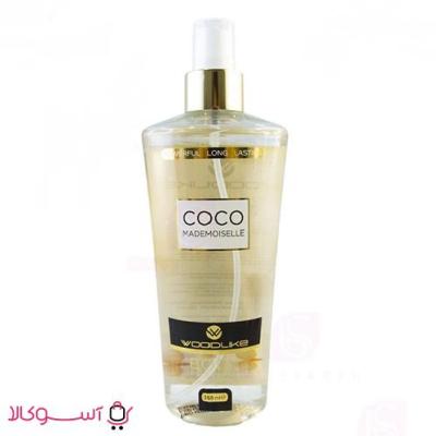 بادی اسپلش زنانه وودلایک مدل کوکو مادمازل حجم 250 میل