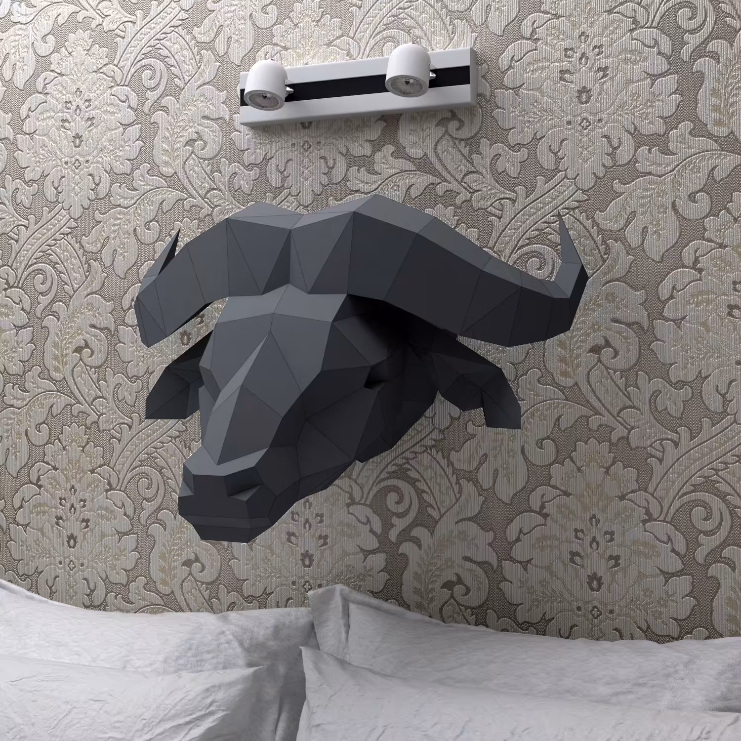 مجسمه مقوایی بوفالو (حتما قبل از سفارش پیغام بدید)