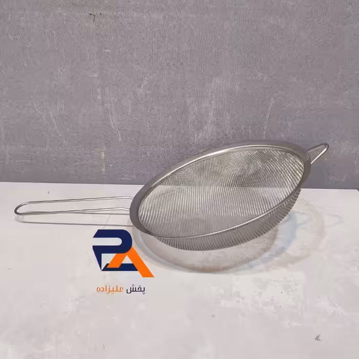 الک استیل صافی استیل دسته دار سایز20  آهنربا نگیر مناسب براس جهزیه و آشپزخانه