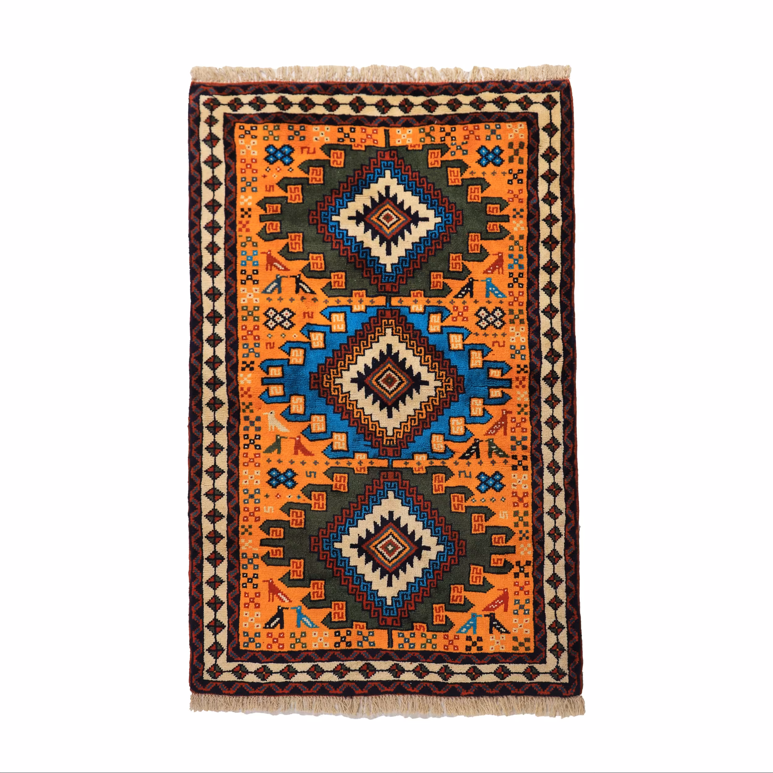 فرش دستباف دو متری مدل خراسان کد 4010819
